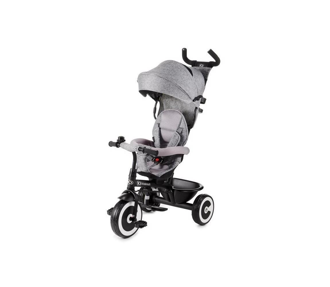 Kinderkraft KINDERKRAFT - Dětská tříkolka ASTON šedá AG0327
