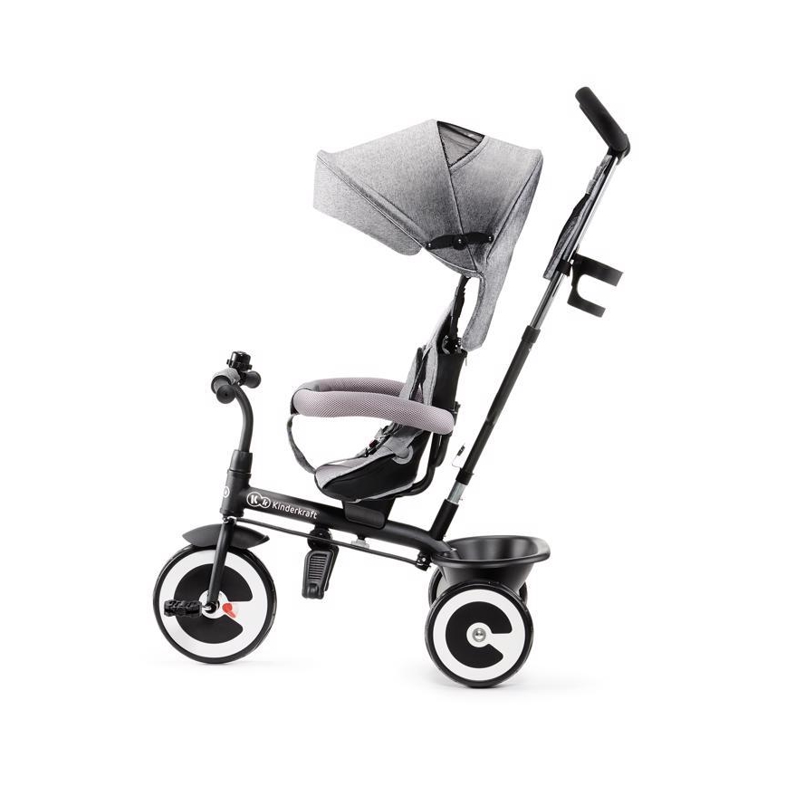 KINDERKRAFT - Dětská tříkolka ASTON šedá