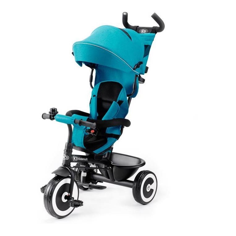 KINDERKRAFT - Dětská tříkolka ASTON tyrkysová