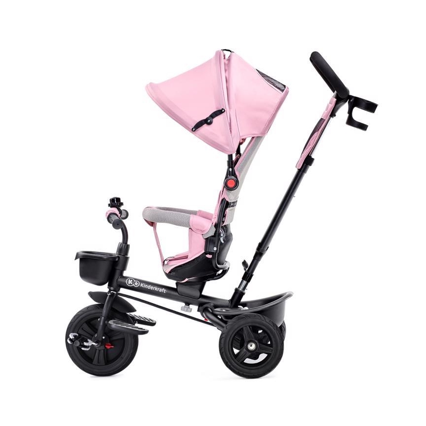 KINDERKRAFT - Dětská tříkolka AVEO růžová