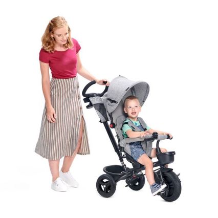 KINDERKRAFT - Dětská tříkolka AVEO šedá