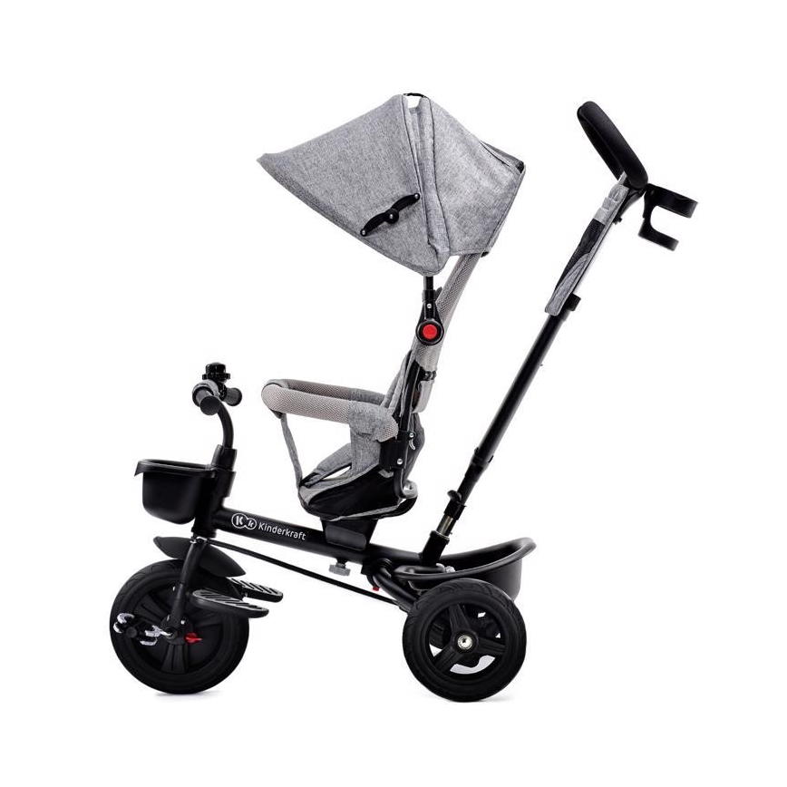 KINDERKRAFT - Dětská tříkolka AVEO šedá