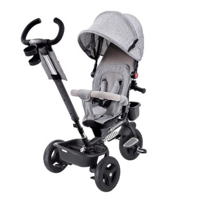 KINDERKRAFT - Dětská tříkolka AVEO šedá