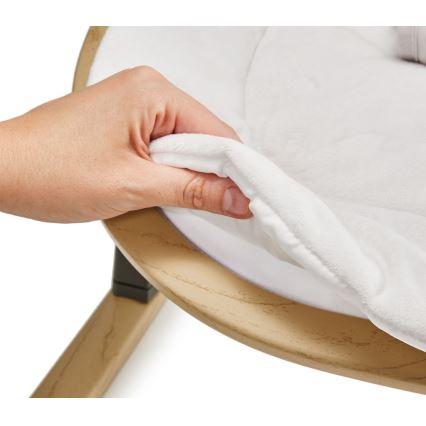 KINDERKRAFT - Dětské lehátko 2v1 ELSU šedá