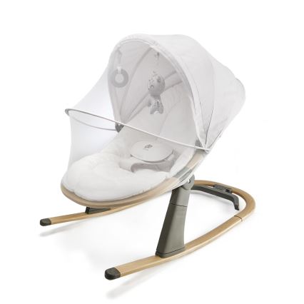 KINDERKRAFT - Dětské lehátko 2v1 ELSU šedá