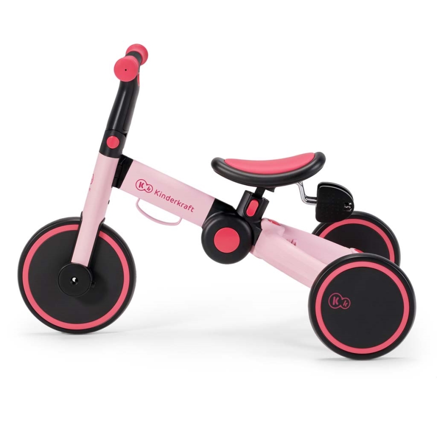 KINDERKRAFT - Dětské odrážedlo 3v1 4TRIKE růžová