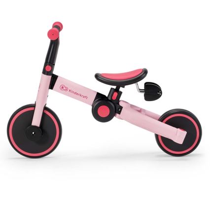 KINDERKRAFT - Dětské odrážedlo 3v1 4TRIKE růžová