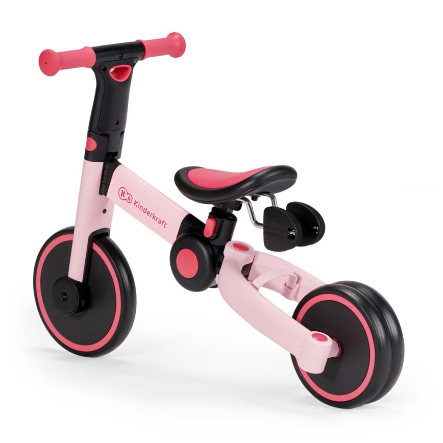 KINDERKRAFT - Dětské odrážedlo 3v1 4TRIKE růžová