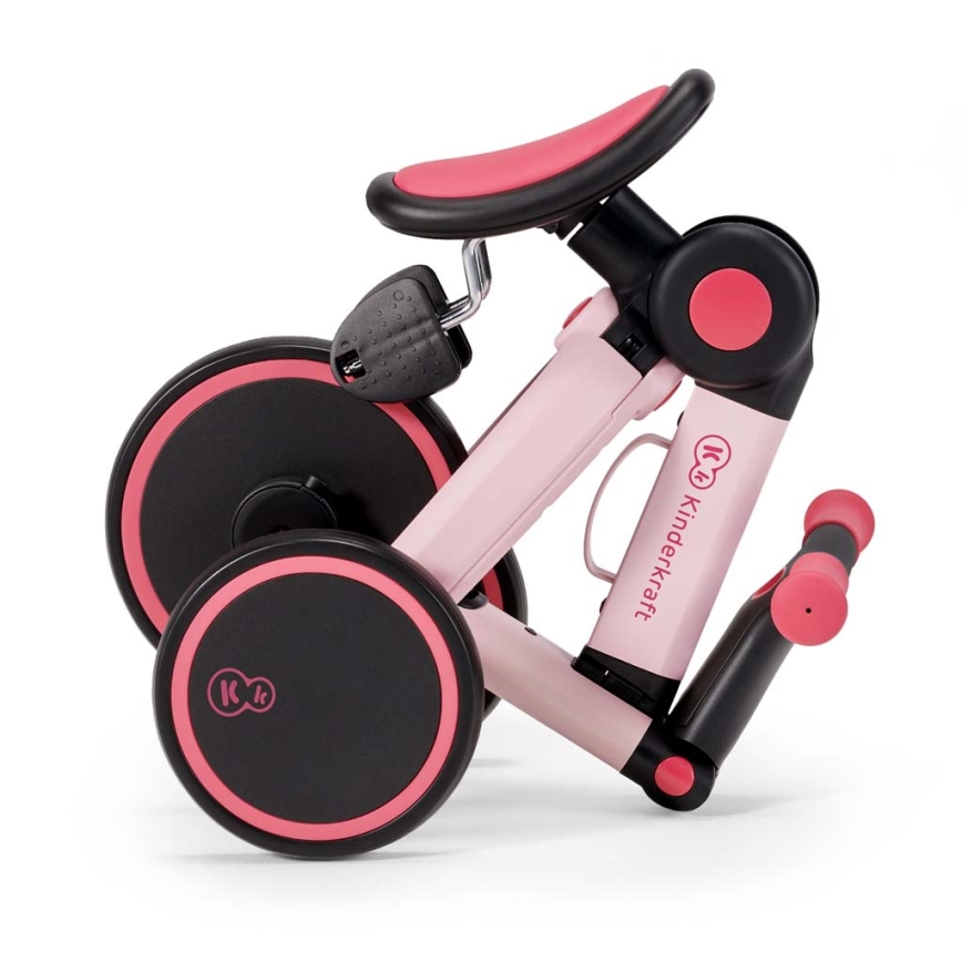 KINDERKRAFT - Dětské odrážedlo 3v1 4TRIKE růžová