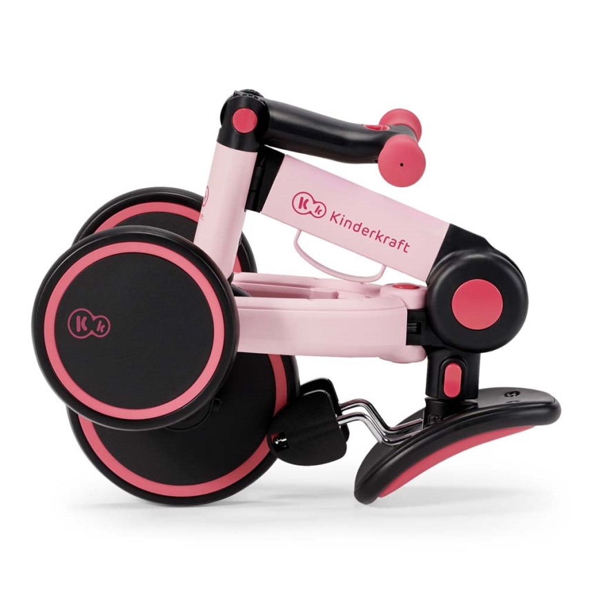 KINDERKRAFT - Dětské odrážedlo 3v1 4TRIKE růžová