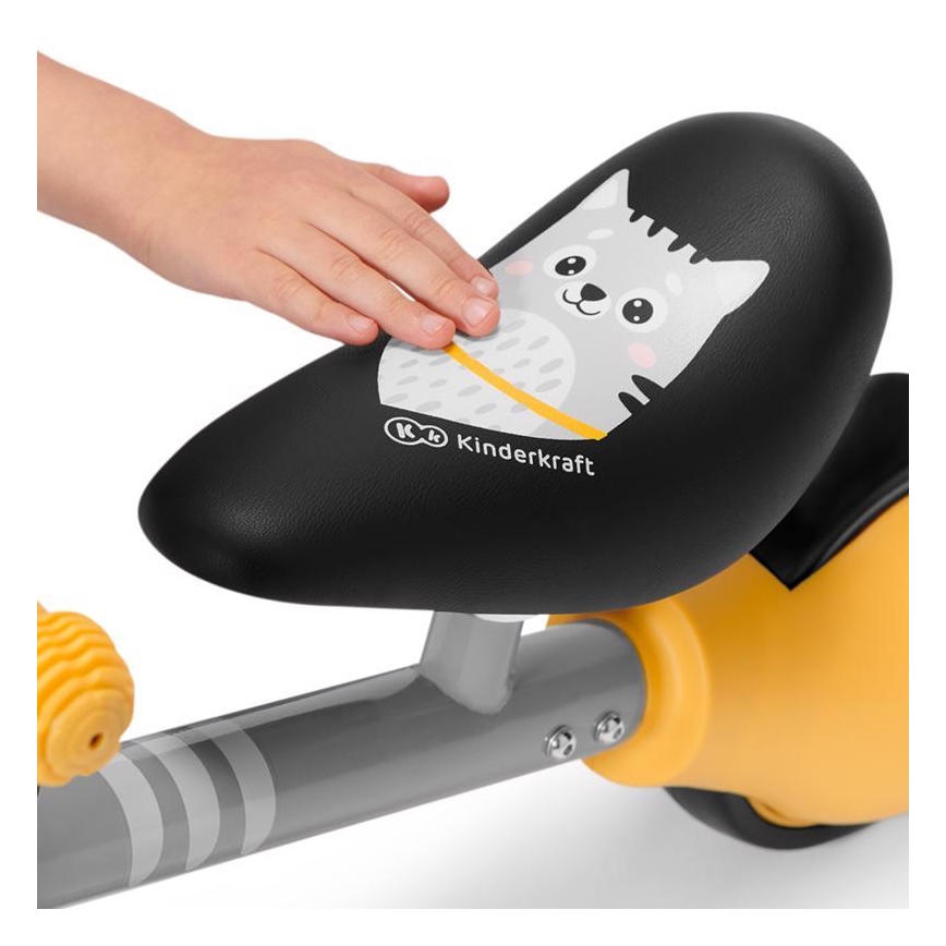 KINDERKRAFT - Dětské odrážedlo MINI CUTIE žlutá