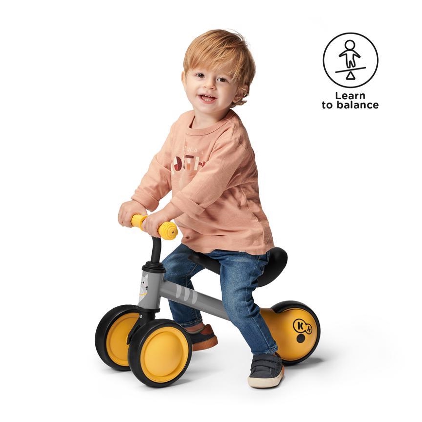 KINDERKRAFT - Dětské odrážedlo MINI CUTIE žlutá