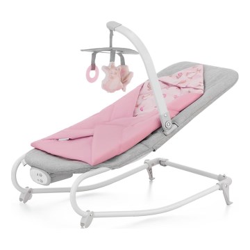 KINDERKRAFT - Dětské vibrující houpátko s melodií FELIO 2 růžová