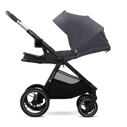 KINDERKRAFT - Kombinovaný kočárek 2v1 NEA 2 Dark grey