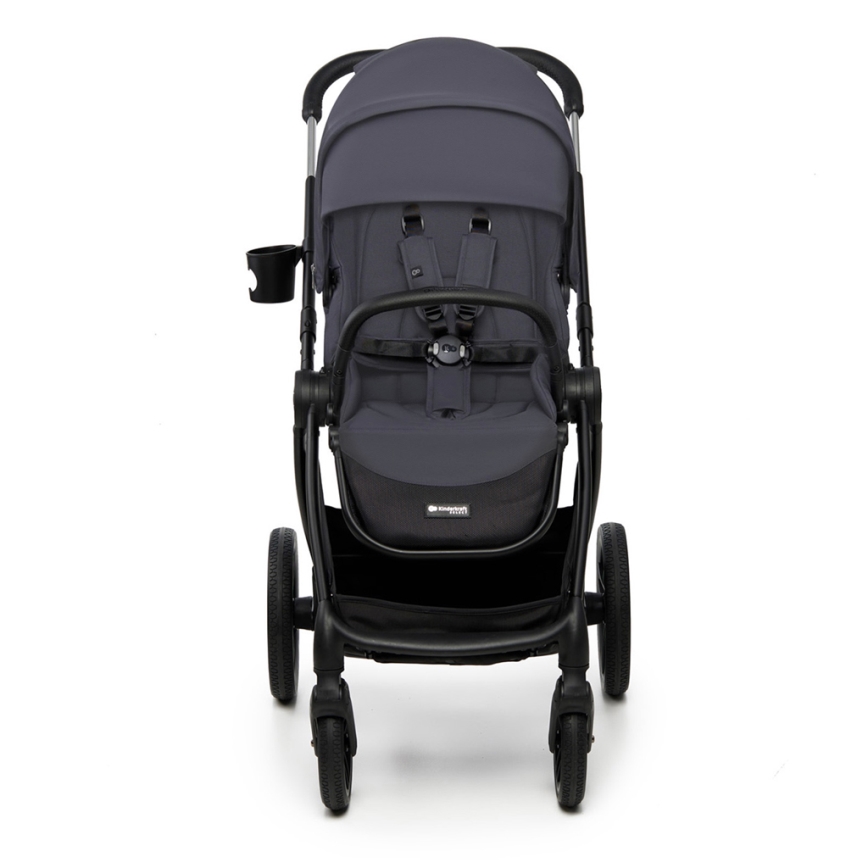 KINDERKRAFT - Kombinovaný kočárek 2v1 NEA 2 Dark grey