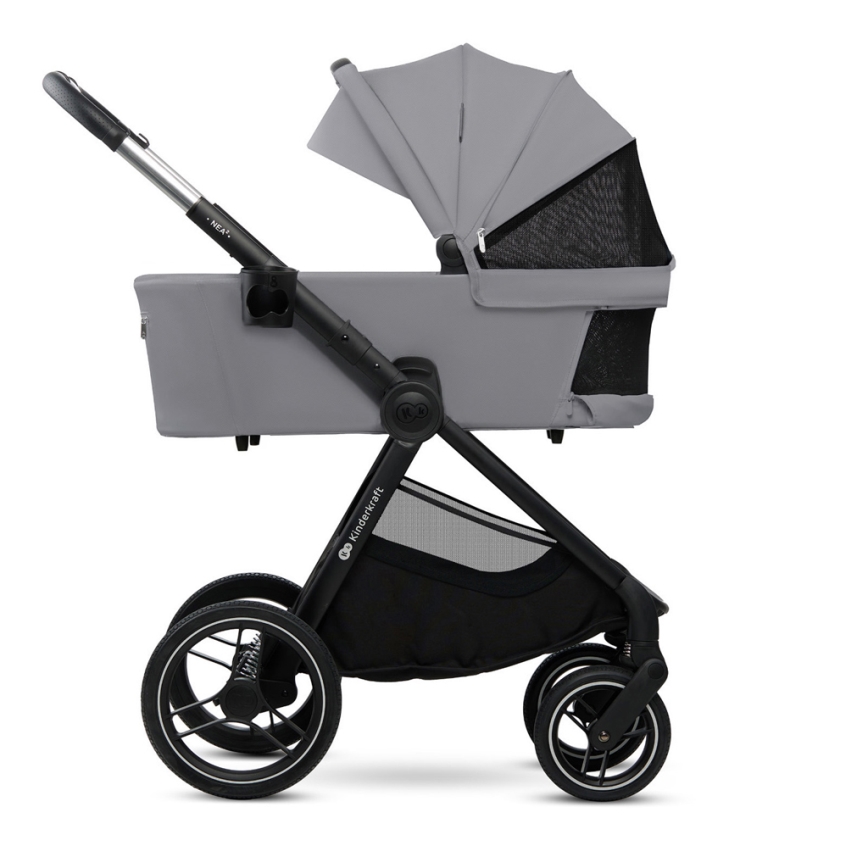 KINDERKRAFT - Kombinovaný kočárek 2v1 NEA 2 Platinum grey