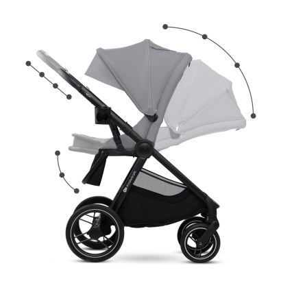 KINDERKRAFT - Kombinovaný kočárek 2v1 NEA 2 Platinum grey