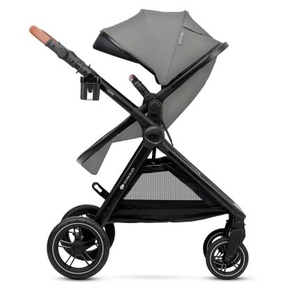 KINDERKRAFT - Kombinovaný kočárek 3v1 ESME Moonlight grey + autosedačka MINK PRO
