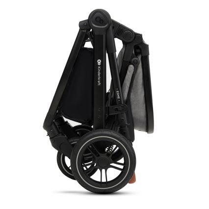 KINDERKRAFT - Kombinovaný kočárek 3v1 ESME Moonlight grey + autosedačka MINK PRO