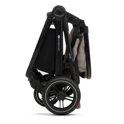 KINDERKRAFT - Kombinovaný kočárek 3v1 ESME Sand beige + autosedačka MINK PRO
