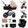KINDERKRAFT - Kombinovaný kočárek 3v1 MOOV 2 AIR Sand beige + autosedačka MINK PRO
