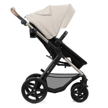 KINDERKRAFT - Kombinovaný kočárek 3v1 MOOV 2 Moonlight grey + autosedačka MINK PRO