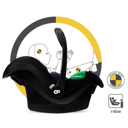 KINDERKRAFT - Kombinovaný kočárek 3v1 MOOV 2 Moonlight grey + autosedačka MINK PRO