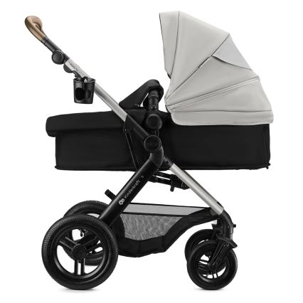 KINDERKRAFT - Kombinovaný kočárek 3v1 MOOV 2 XL Air Grey