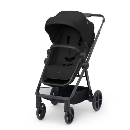 KINDERKRAFT - Kombinovaný kočárek 3v1 NEWLY Classic black  + autosedačka MINK PRO