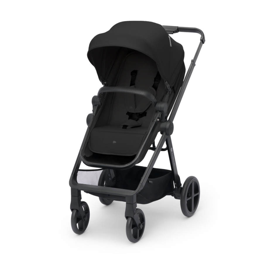 KINDERKRAFT - Kombinovaný kočárek 3v1 NEWLY Classic black  + autosedačka MINK PRO