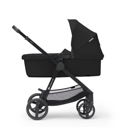 KINDERKRAFT - Kombinovaný kočárek 3v1 NEWLY Classic black  + autosedačka MINK PRO