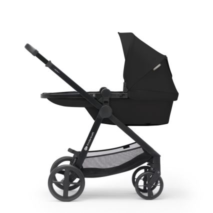 KINDERKRAFT - Kombinovaný kočárek 3v1 NEWLY Classic black  + autosedačka MINK PRO