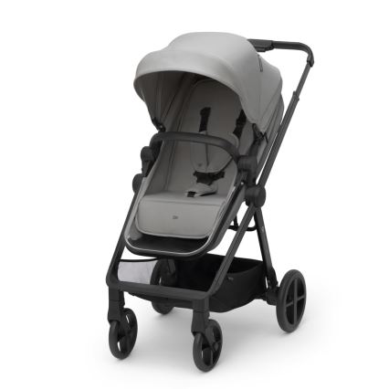 KINDERKRAFT - Kombinovaný kočárek 3v1 NEWLY Moonlight grey  + autosedačka MINK PRO