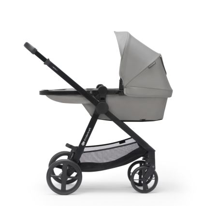 KINDERKRAFT - Kombinovaný kočárek 3v1 NEWLY Moonlight grey  + autosedačka MINK PRO