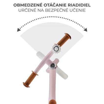 KINDERKRAFT - Odrážedlo FLY PLUS Powder pink