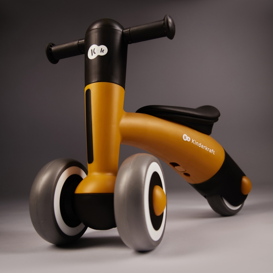 KINDERKRAFT - Odrážedlo MINIBI Premium oranžová/šedá