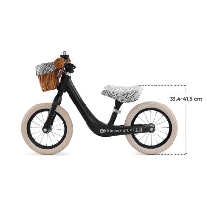KINDERKRAFT - Odrážedlo RAPID 2 Lunar Black Bizuu