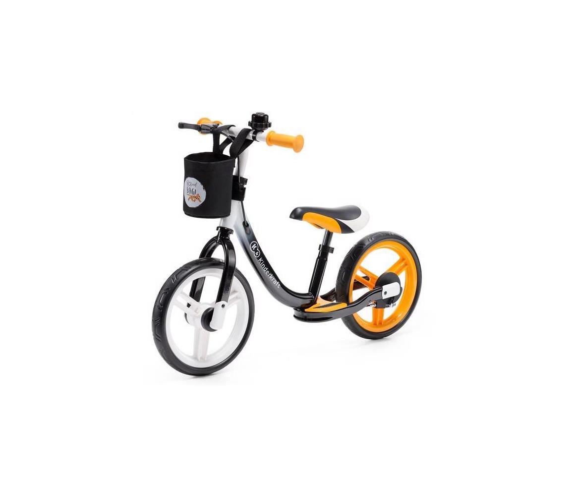 Kinderkraft KINDERKRAFT - Odrážedlo SPACE černá/oranžová AG0218