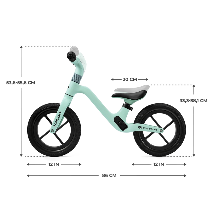 KINDERKRAFT - Odrážedlo XPLOIT Turquoise