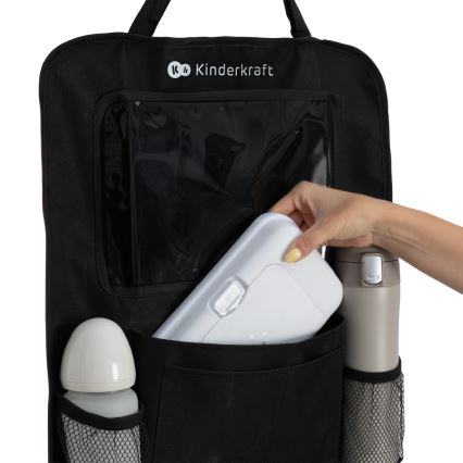 KINDERKRAFT - Organizér do auta černá