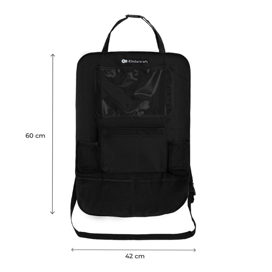 KINDERKRAFT - Organizér do auta černá