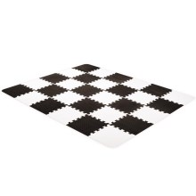 KINDERKRAFT - Pěnové puzzle LUNO 30ks černá/bílá