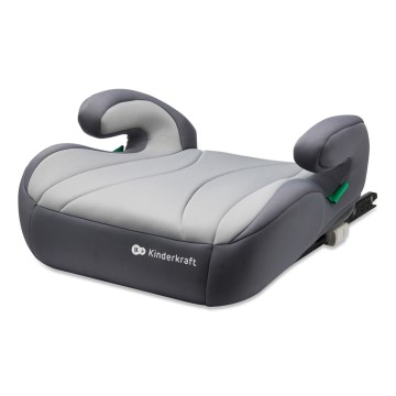KINDERKRAFT - Podsedák do auta I-BOOST i-Size 135-150 cm šedá