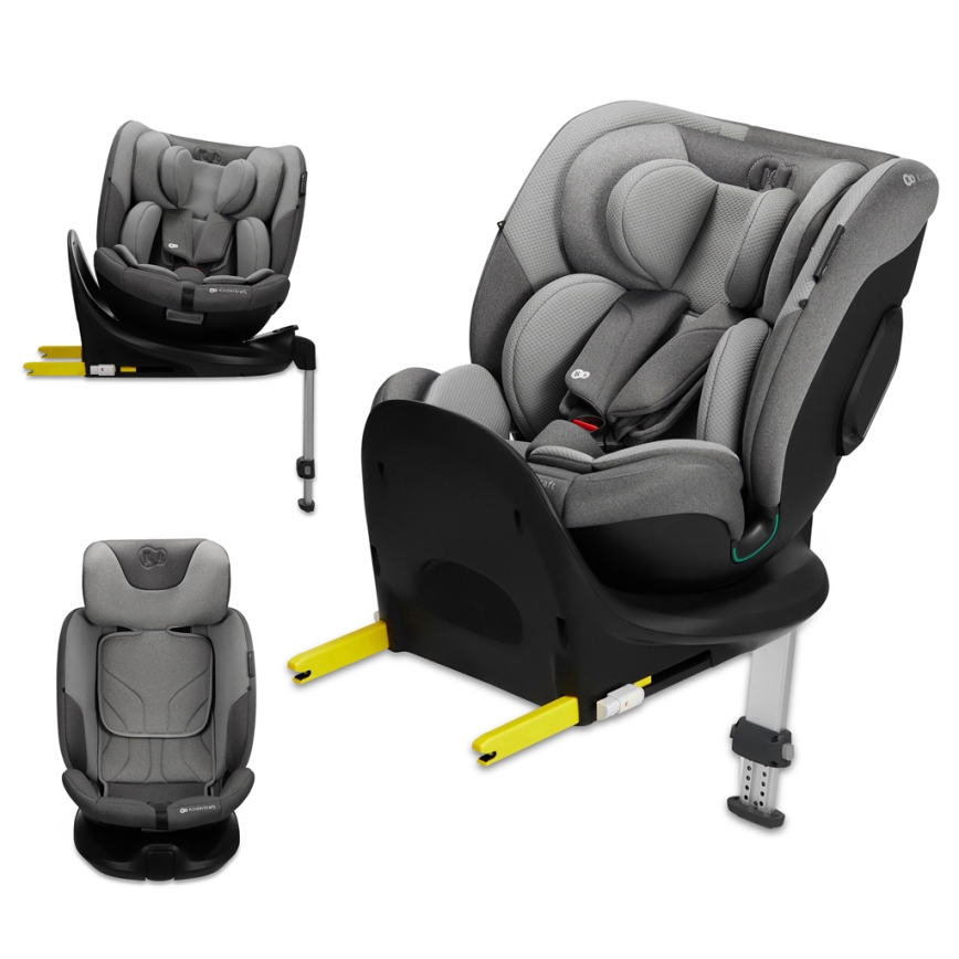 KINDERKRAFT SELECT - Autosedačka I-FIX (40-150 cm) Cool grey