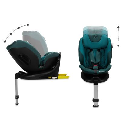 KINDERKRAFT SELECT - Autosedačka s otočnou základnou I-FIX (40-150 cm) Harbor blue
