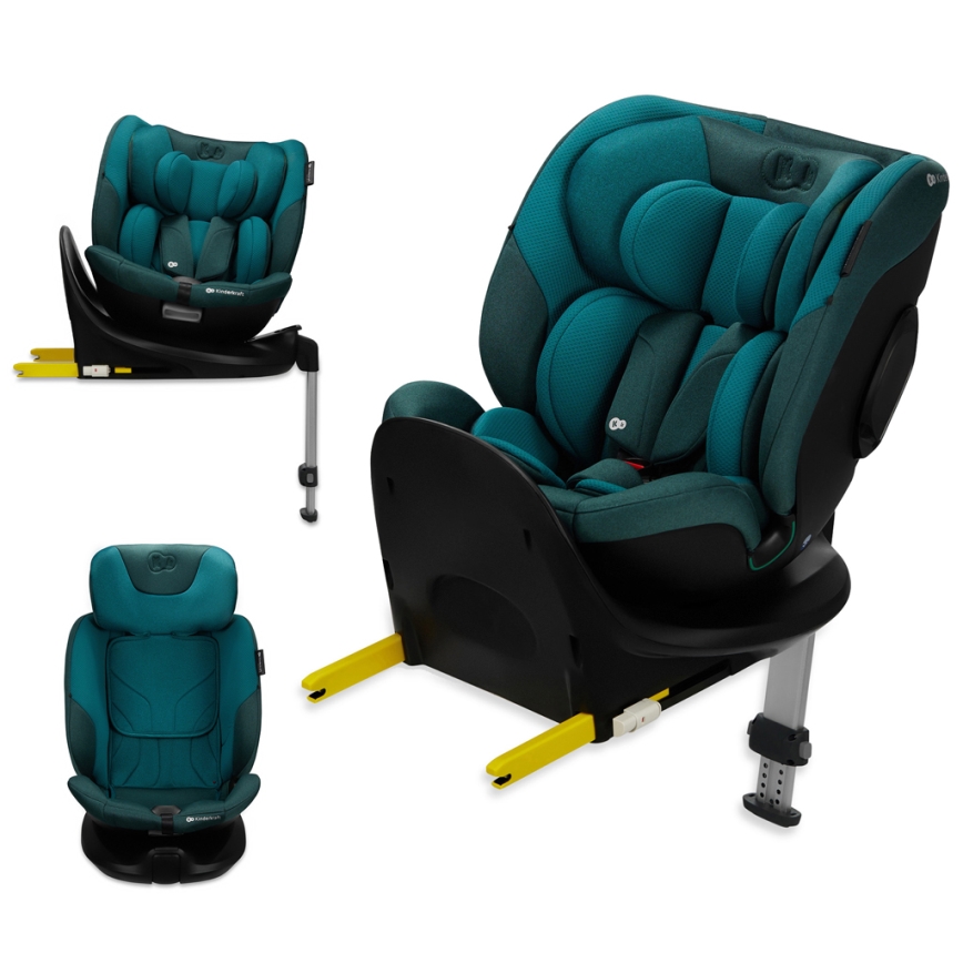 KINDERKRAFT SELECT - Autosedačka s otočnou základnou I-FIX (40-150 cm) Harbor blue