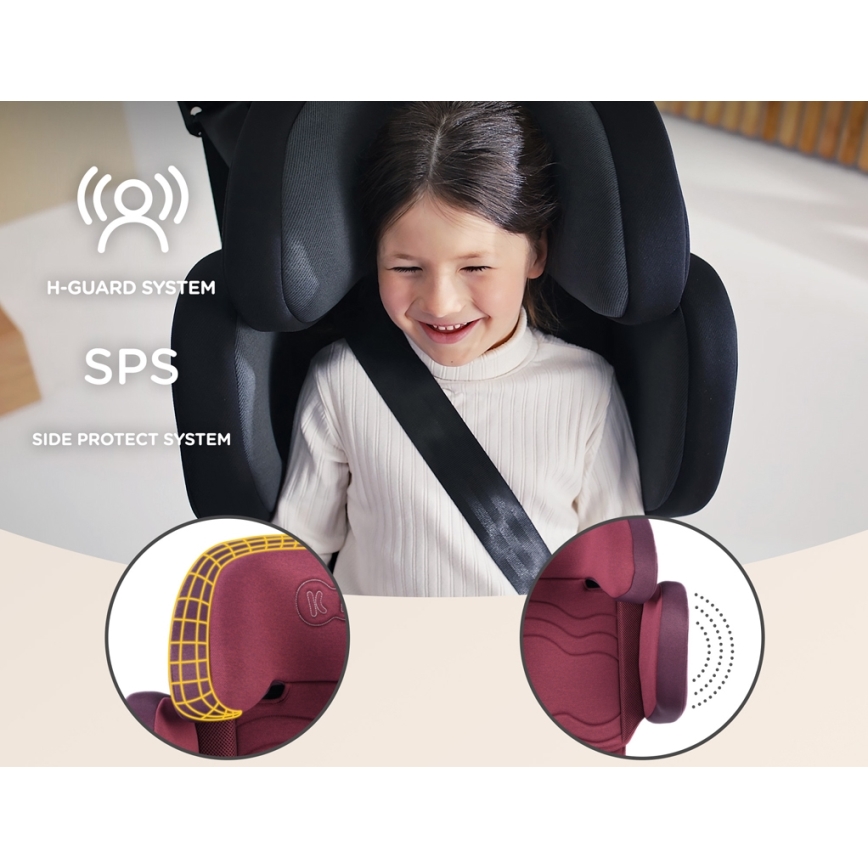 KINDERKRAFT SELECT - Autosedačka XPAND 2 i-Size (100-150 cm) Premium Cherry pearl