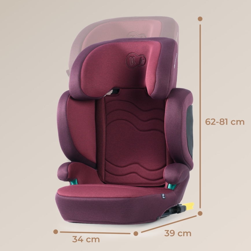 KINDERKRAFT SELECT - Autosedačka XPAND 2 i-Size (100-150 cm) Premium Cherry pearl