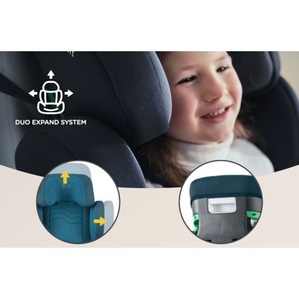 KINDERKRAFT SELECT - Autosedačka XPAND 2 i-Size (100-150 cm) Premium Harbour blue