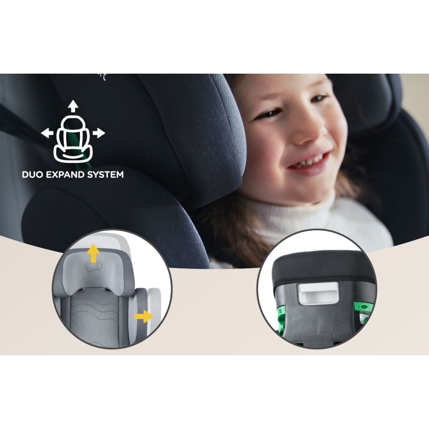 KINDERKRAFT SELECT - Autosedačka XPAND 2 i-Size (100-150 cm) Premium Rocket grey
